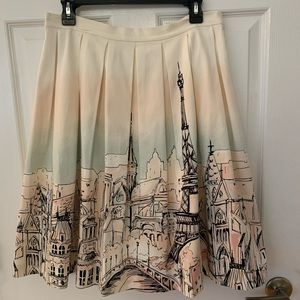 Elle Pleated Skirt - Paris - Size 8